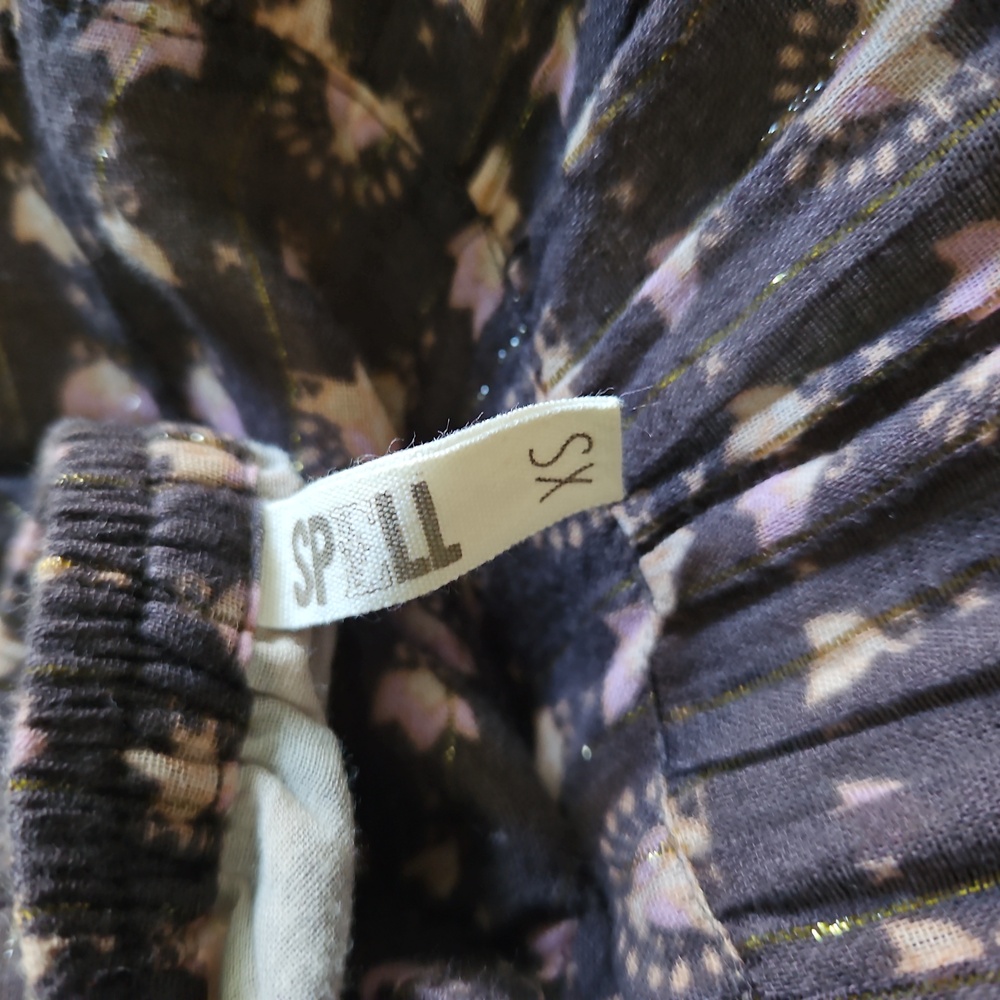 Spell designs desert rose maxi skirt raven brown - Picture 6 of 8
